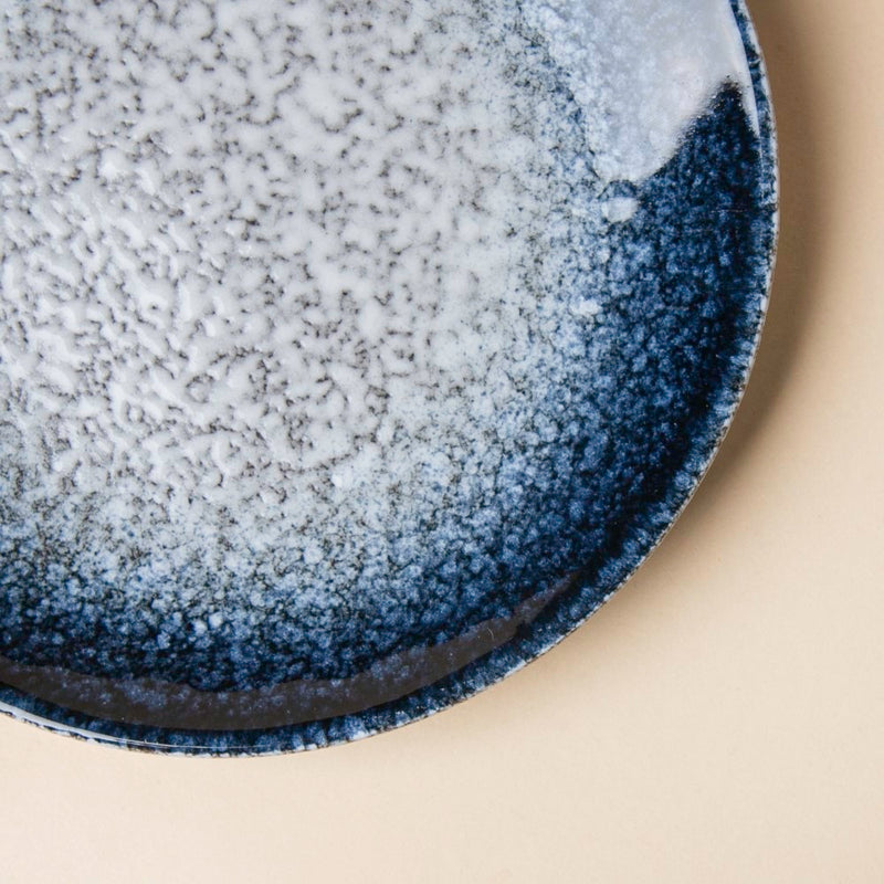 Pebble Glazed Small Plate Blue Grey 6 Inch - Serving plate, small plate, snacks plates | Plates for dining table & home decor