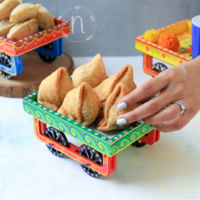 Wooden Cart - Showpiece | Home decor item | Room decoration item