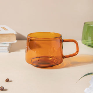 Borosilicate Glass Cup Amber