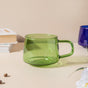 Borosilicate Glass Cup Green- Tea cup, coffee cup, cup for tea | Cups and Mugs for Office Table & Home Decoration