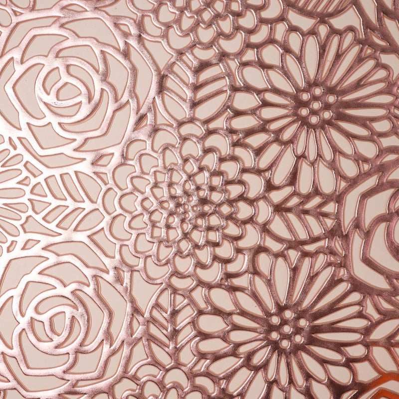 Rose Design Table Mat Set of 2
