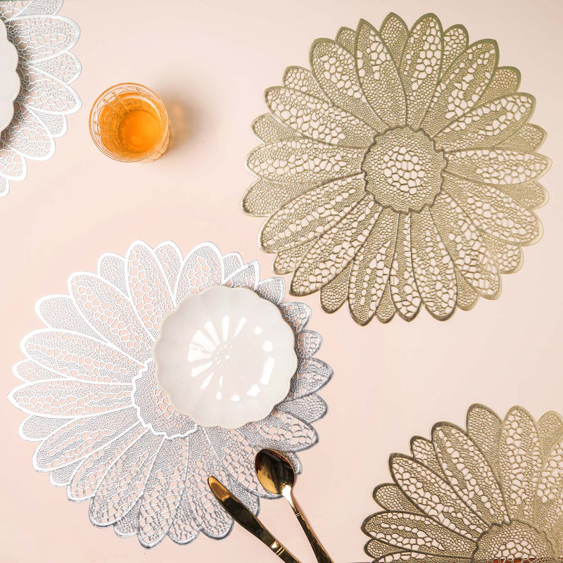 PVC Floral Placemat Set of 2