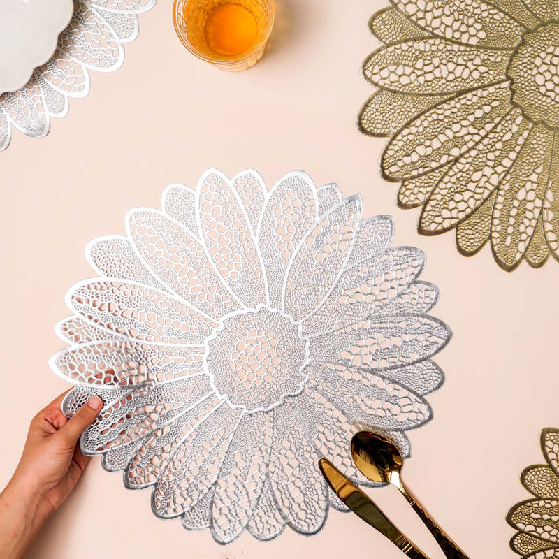 PVC Floral Placemat Set of 2