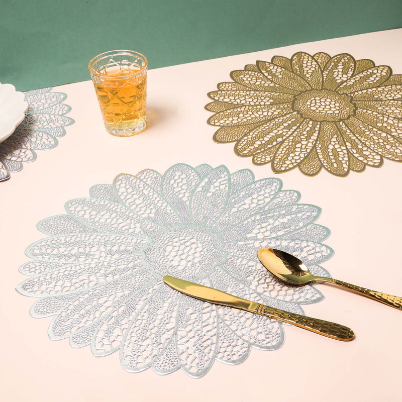 PVC Floral Placemat Set of 2