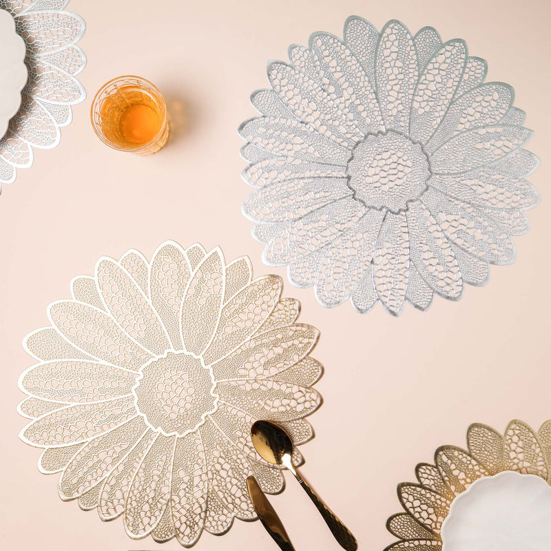 PVC Floral Placemat Set of 2