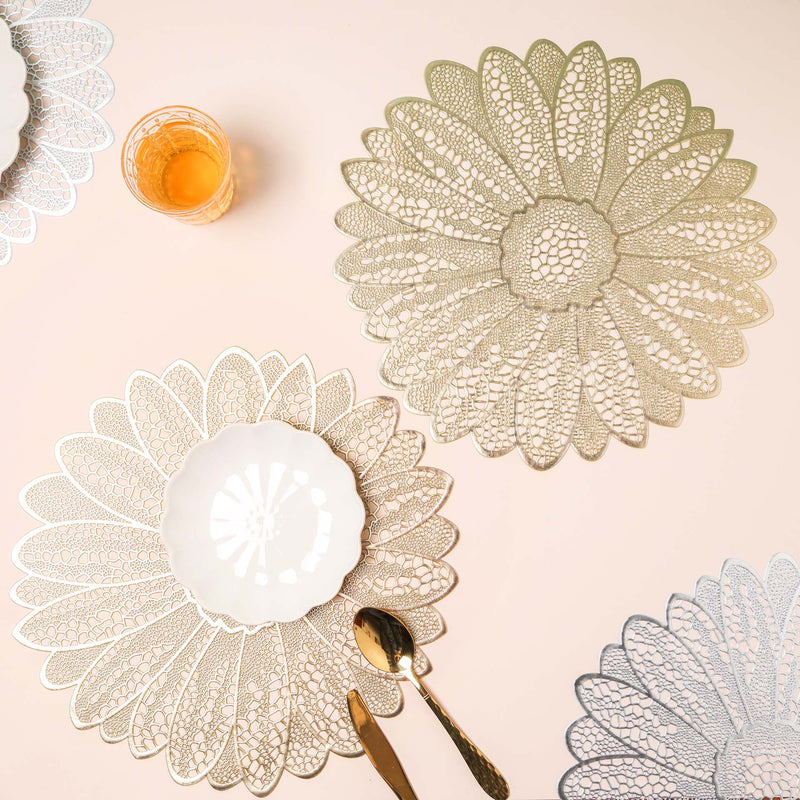 PVC Floral Placemat Set of 2