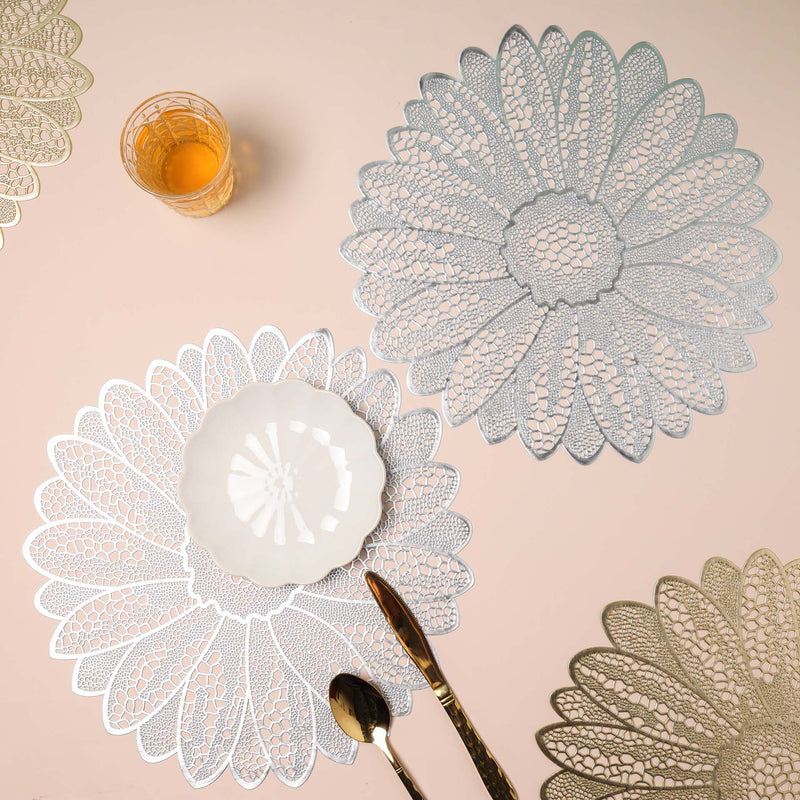 PVC Floral Placemat Set of 2