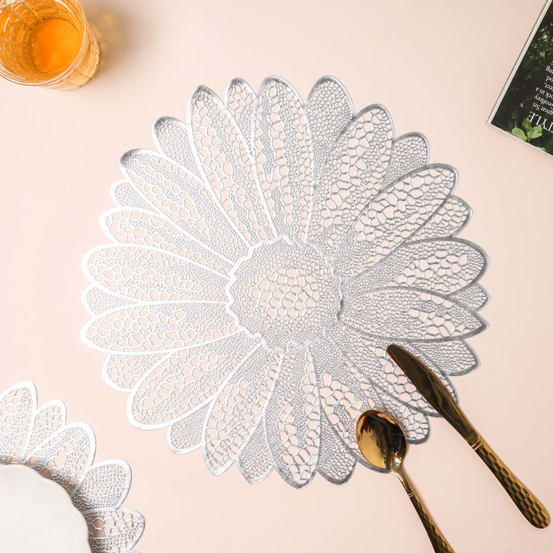 PVC Floral Placemat Set of 2