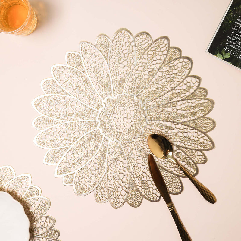 PVC Floral Placemat Set of 2