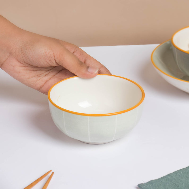 Willow Light Grey 28 Piece Dinner Set For 6