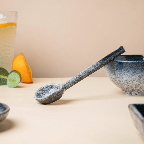 Pebble Glazed Ceramic Spoon