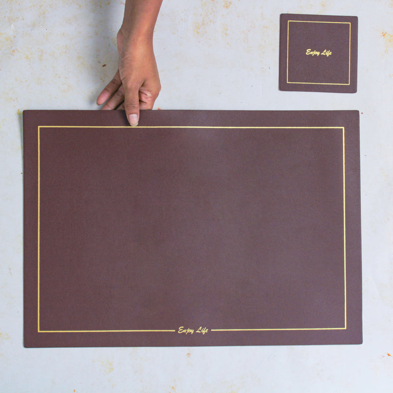 Coaster And Table Mat Set