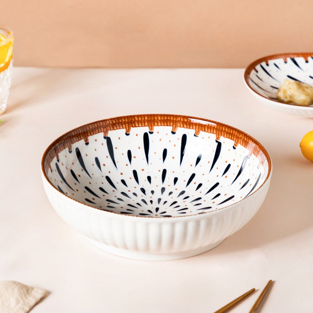 Ceramic Bowl- Buy Printed Ceramic Serving Bowl at Best Price |Nestasia