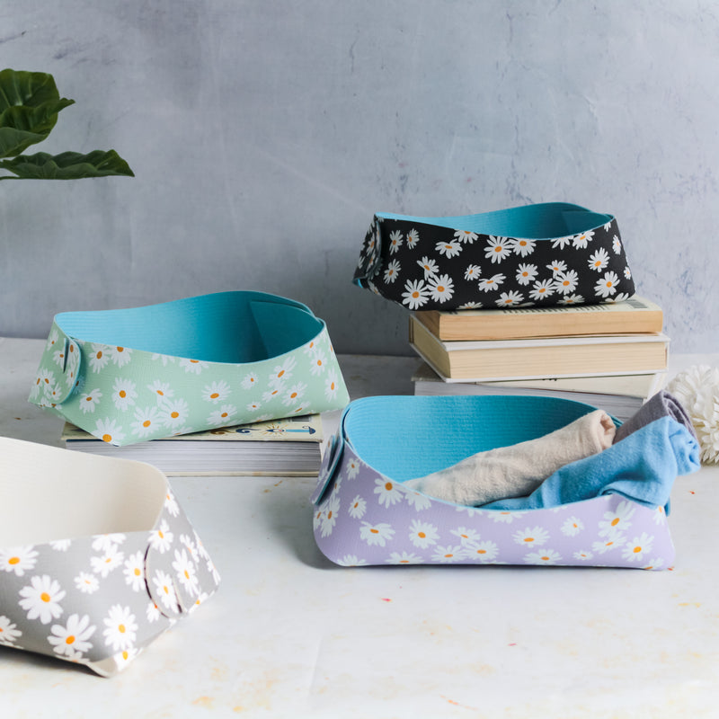 Leather Storage Pouch - Basket | Organizer