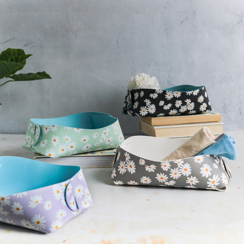 Leather Storage Pouch - Basket | Organizer