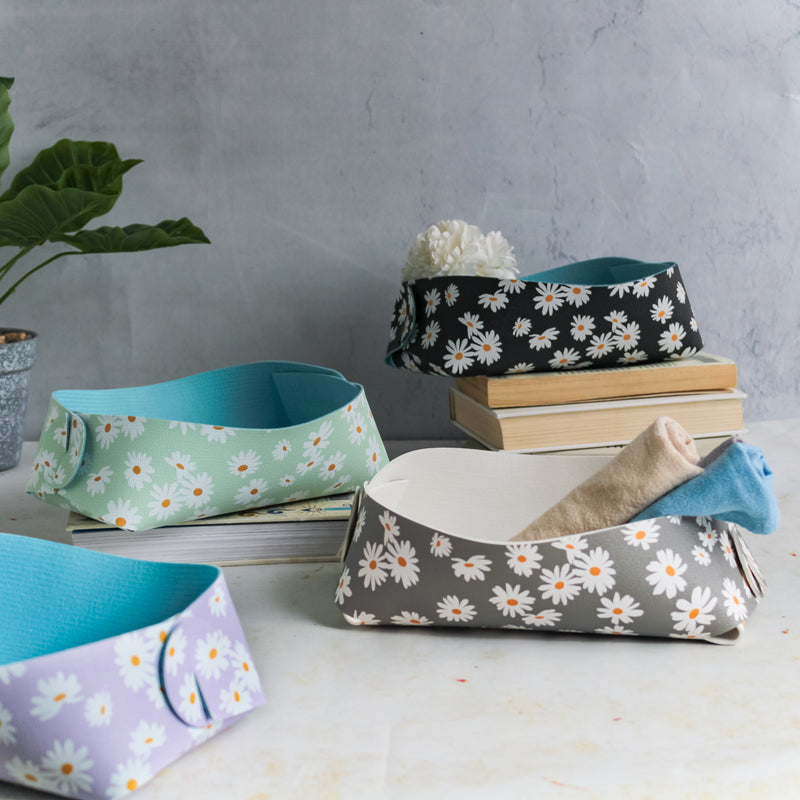 Leather Storage Pouch - Basket | Organizer