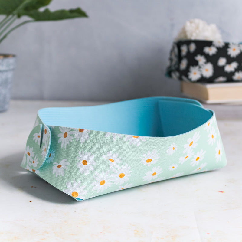 Leather Storage Pouch - Basket | Organizer