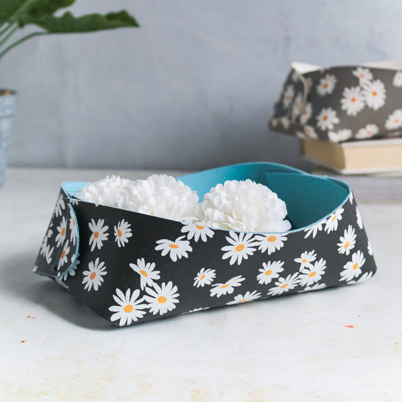 Leather Storage Pouch - Basket | Organizer