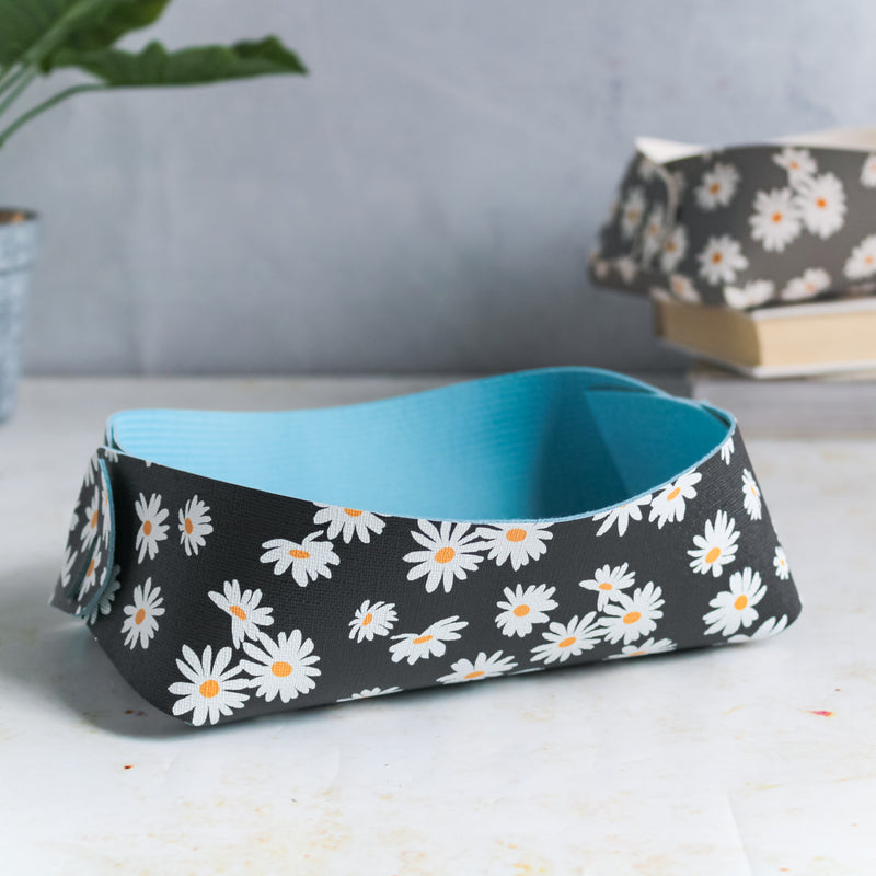 Leather Storage Pouch - Basket | Organizer