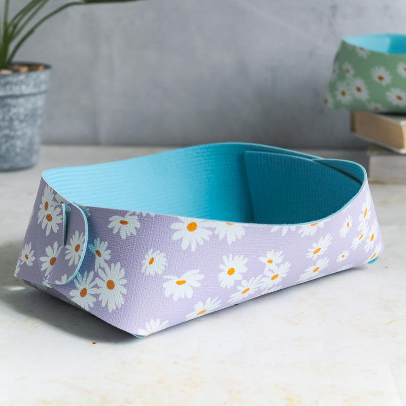 Leather Storage Pouch - Basket | Organizer