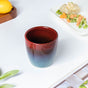 Ombre Mini Ceramic Cup Red And Blue 120 ml- Tea cup, coffee cup, cup for tea | Cups and Mugs for Office Table & Home Decoration