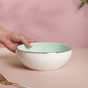 Serving Bowl Mint 1 l - Bowl, ceramic bowl, serving bowls, noodle bowl, salad bowls, bowl for snacks, large serving bowl | Bowls for dining table & home decor