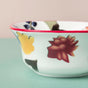 Florista White Soup Bowl - Bowl, soup bowl, ceramic bowl, snack bowls, curry bowl, popcorn bowls | Bowls for dining table & home decor