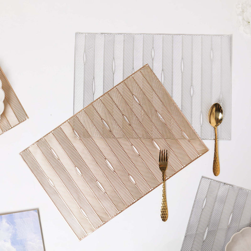 Rectangular PVC Placemat Set of 2