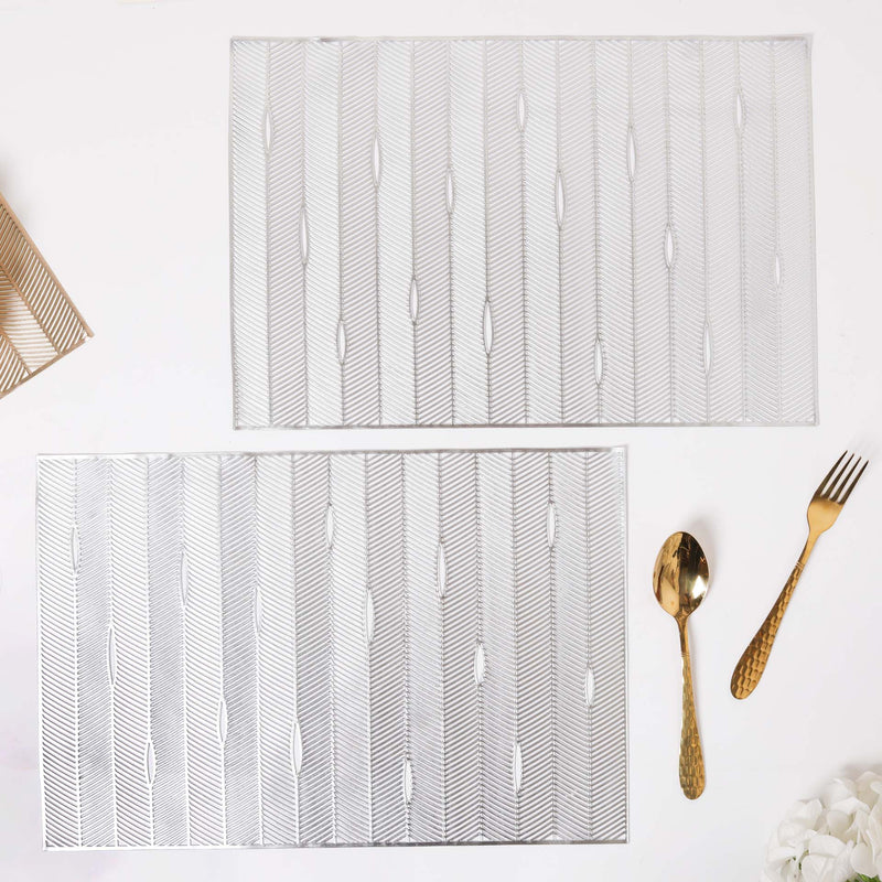 Rectangular PVC Placemat Set of 2