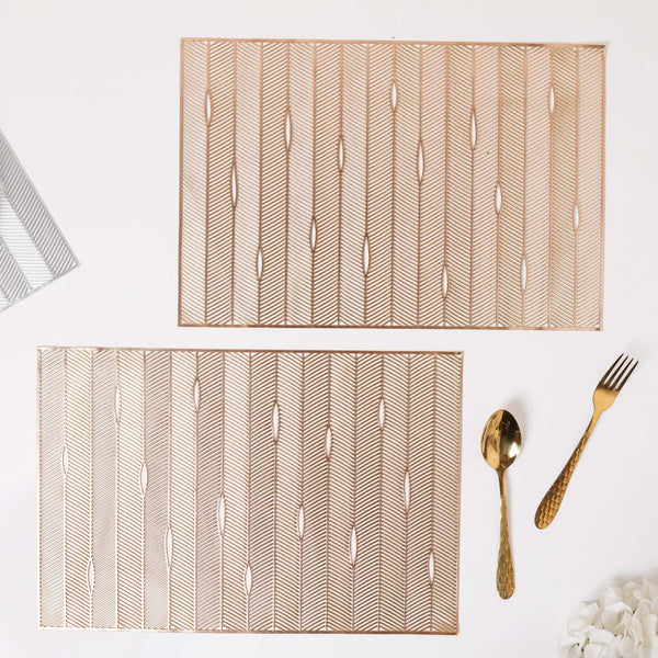 Rectangular PVC Placemat Set of 2