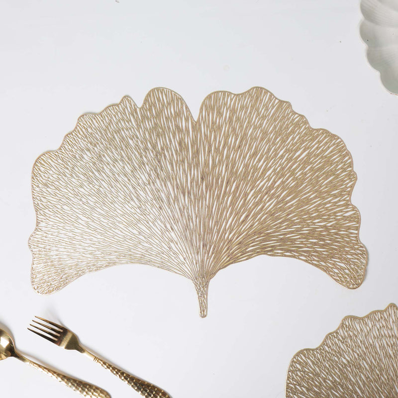Decorative Leaf Placemat Set of 2