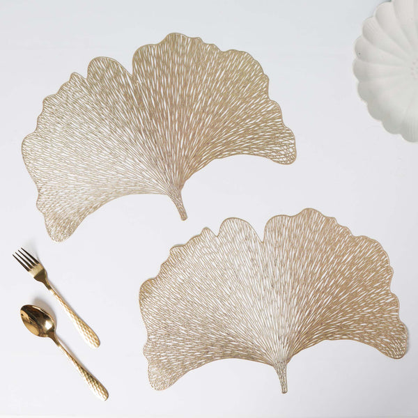 Decorative Leaf Placemat Set of 2
