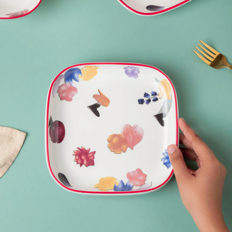 Florista Snack Plate 7.5 Inch - Serving plate, snack plate, dessert plate | Plates for dining & home decor