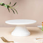 Serena Round Cake Stand 8 Inch Plate Small White