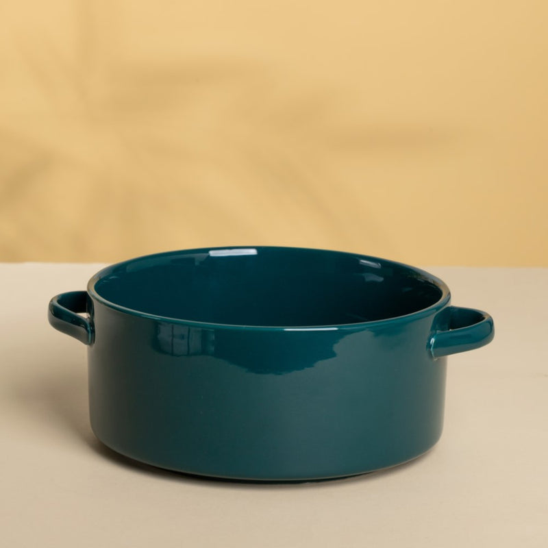 Toujours Noodle Bowl With Handle - Bowl, ceramic bowl, serving bowls, noodle bowl, salad bowls, bowl for snacks, baking bowls, large serving bowl, bowl with handle | Bowls for dining table & home decor