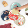 Festive Snack Plate - Serving plate, snack plate, dessert plate | Plates for dining & home decor