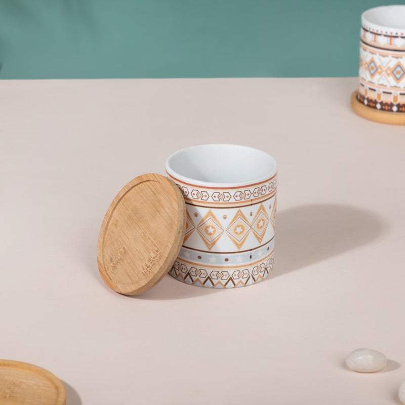 Botanic Expressions Ceramic Planter With Coaster Set Of 2