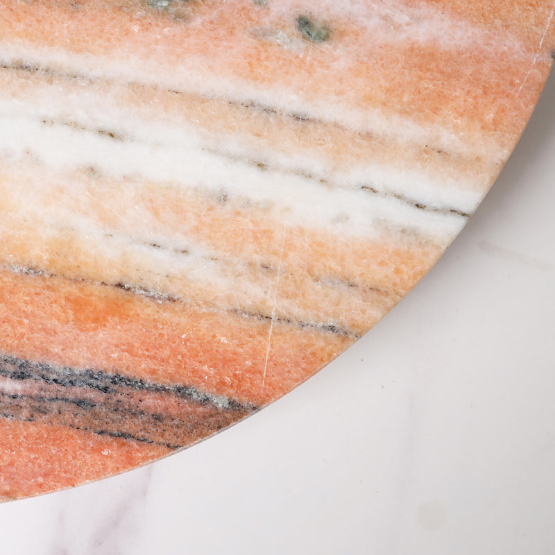 Marble Lazy Susan - Ceramic platter, serving platter, fruit platter | Plates for dining table & home decor