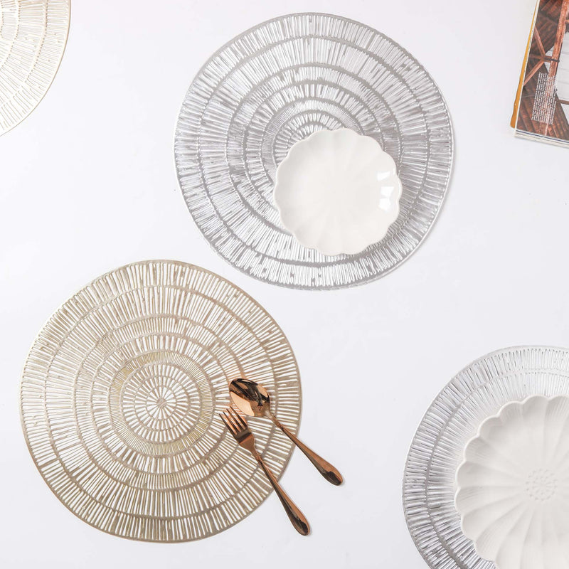 Round Vinyl Placemat Set of 2