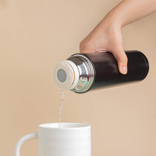 Large Vacuum Steel Flask