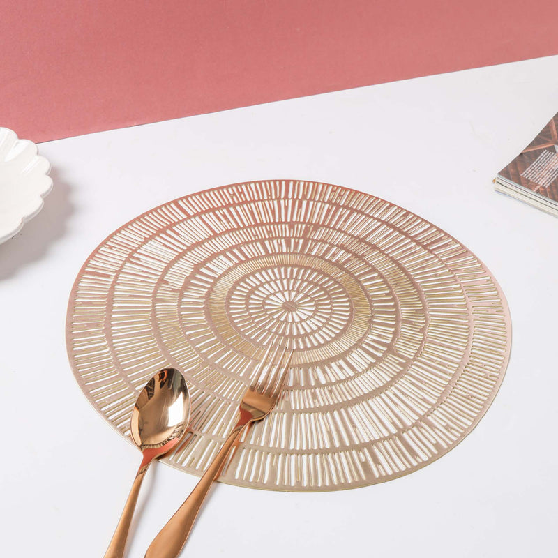 Round Vinyl Placemat Set of 2