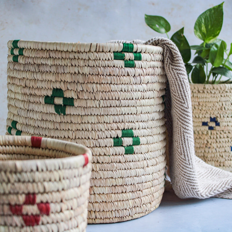Wicker Planter Set of 3 - Basket | Flower basket