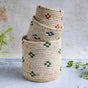 Wicker Planter Set of 3 - Basket | Flower basket