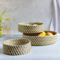 Wicker Storage Basket Set of 3 - Basket | Fruit basket