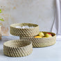 Wicker Storage Basket Set of 3 - Basket | Fruit basket