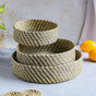 Wicker Storage Basket Set of 3 - Basket | Fruit basket