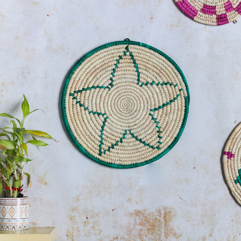 Hand Woven Placemat - Wall decoration for wall design | Room decor & home decoration items