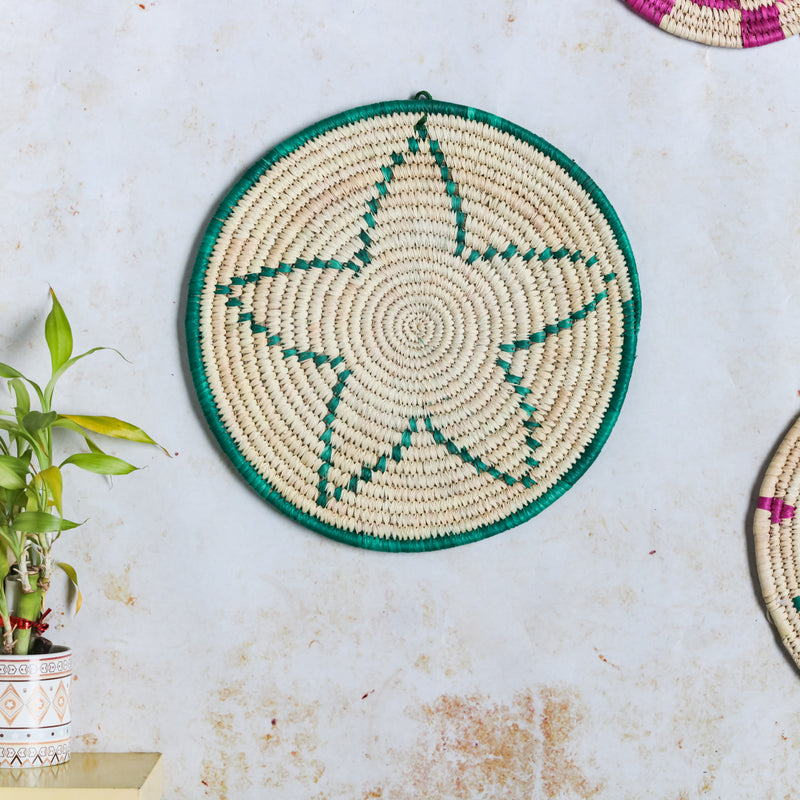 Hand Woven Placemat - Wall decoration for wall design | Room decor & home decoration items