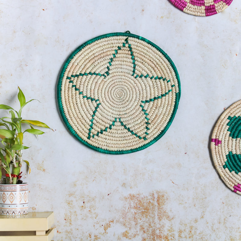 Hand Woven Placemat - Wall decoration for wall design | Room decor & home decoration items