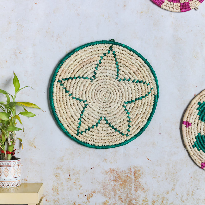 Hand Woven Placemat - Wall decoration for wall design | Room decor & home decoration items